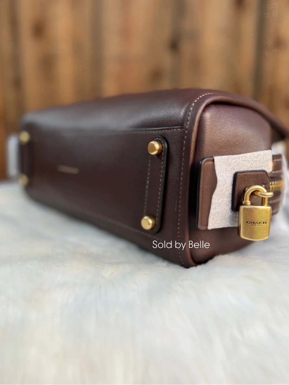 NWT Coach Rogue 31 Maple Brass Bag Purse - Picture 3 of 6